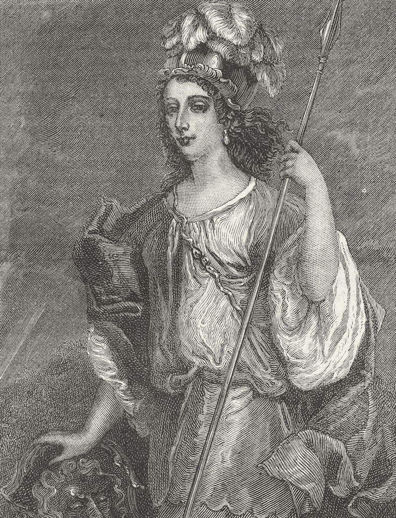 LONDON. Lady Castlemaine. Ireland 1888 old antique vintage print picture